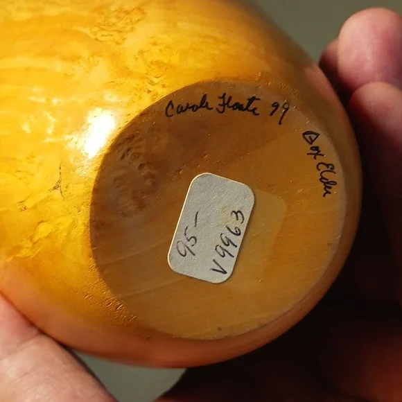 Box Elder Wood Bowl Hand Carved One-of-a-kind #eshopchicago Wooden Turned Art - Picture 7 of 7